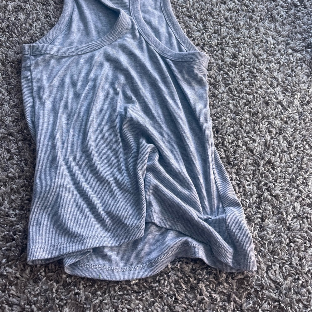 Gray Sleeveless Women's Top